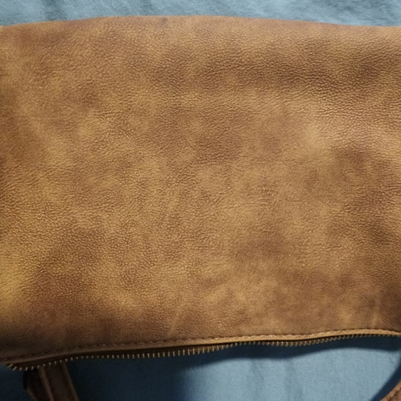 Crossbody Bag, Brown Leather Crossbody Bag - Picture 8 of 8